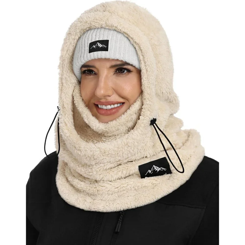 Winter Ski Mask Balaclava Fleece Windproof Face Cover for Men Women